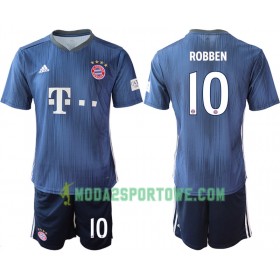 Koszulka Bayern Monachium ROBBEN 10 Dziecięcy Trzeci Stroje Piłkarskie 2018/19 Krótki Rękaw 